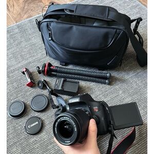 Canon EOS Rebel T6i Camera with Accessories